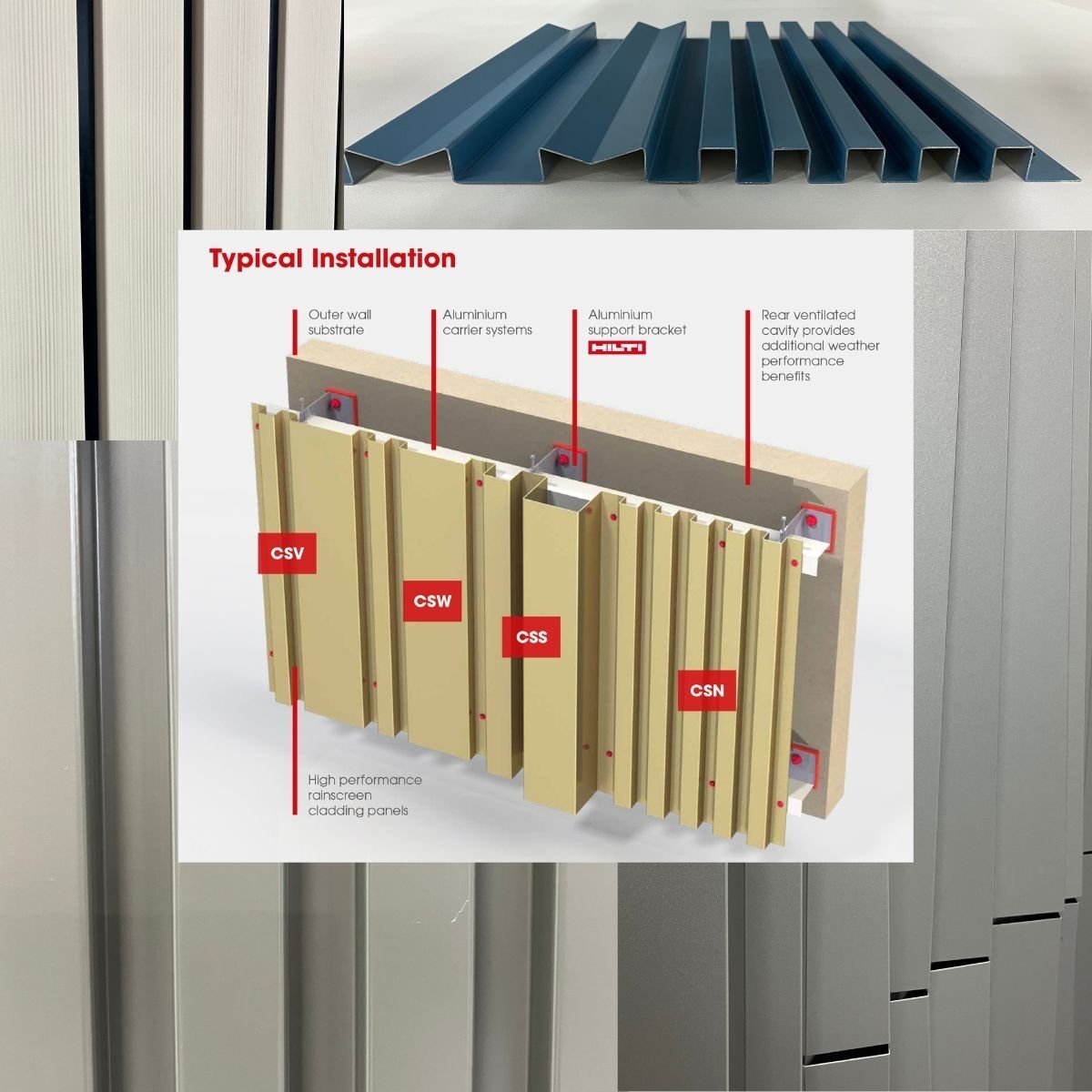 Castellation Rainscreen Options